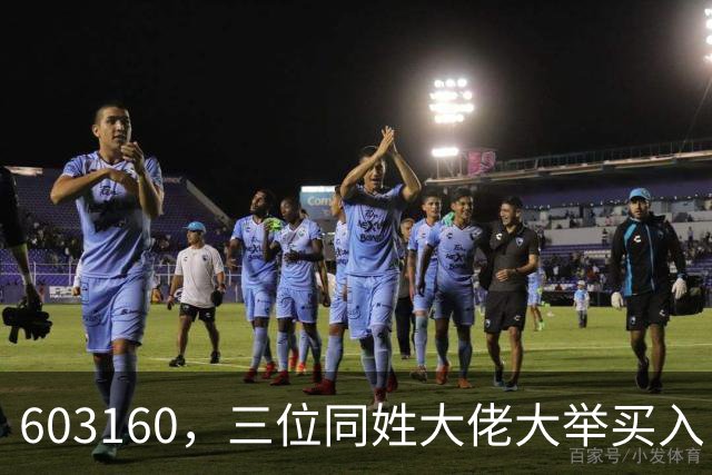 603160，三位同姓大佬大举买入！持股市值超5.5亿元